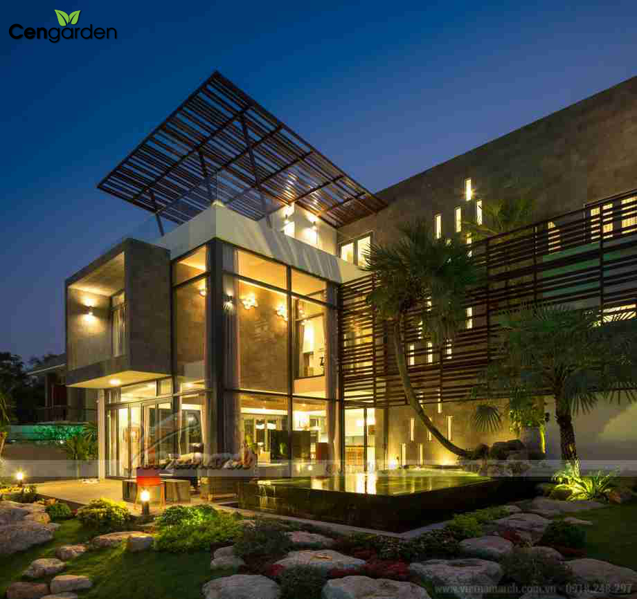 Thiết kế sân vườn biệt thự