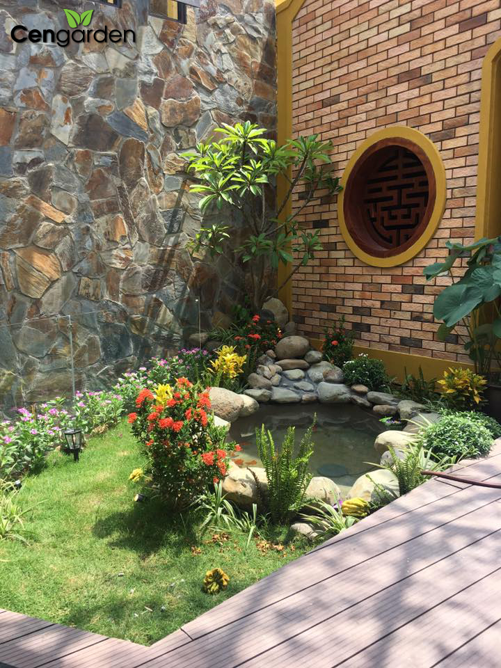 Thiết kế 3D sân vườn