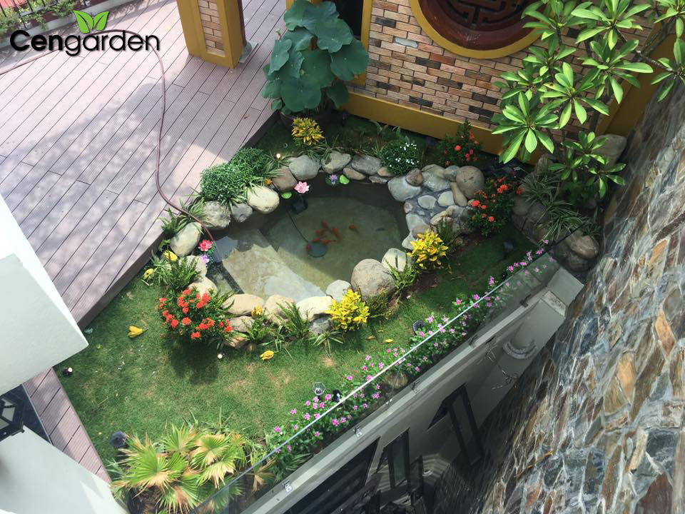 Thiết kế 3D sân vườn