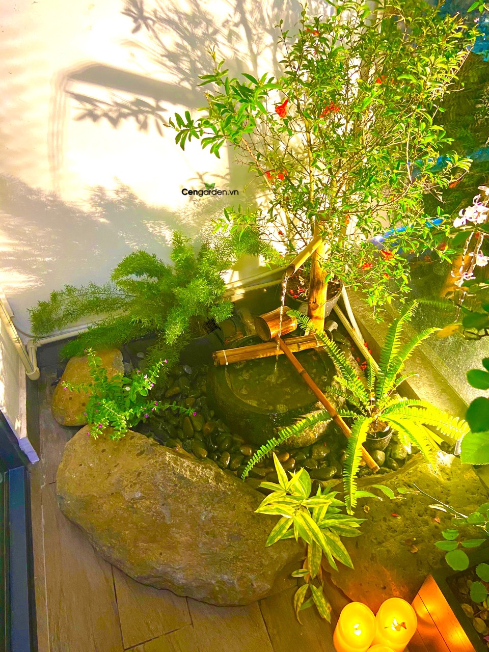 tiểu cảnh ban công đẹp