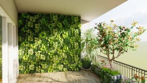 Ảnh thiết kế 3D ban công 86 Duy Tân