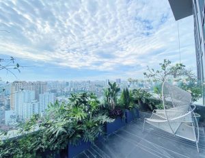 Thi công thiết kế ban công sân thượng