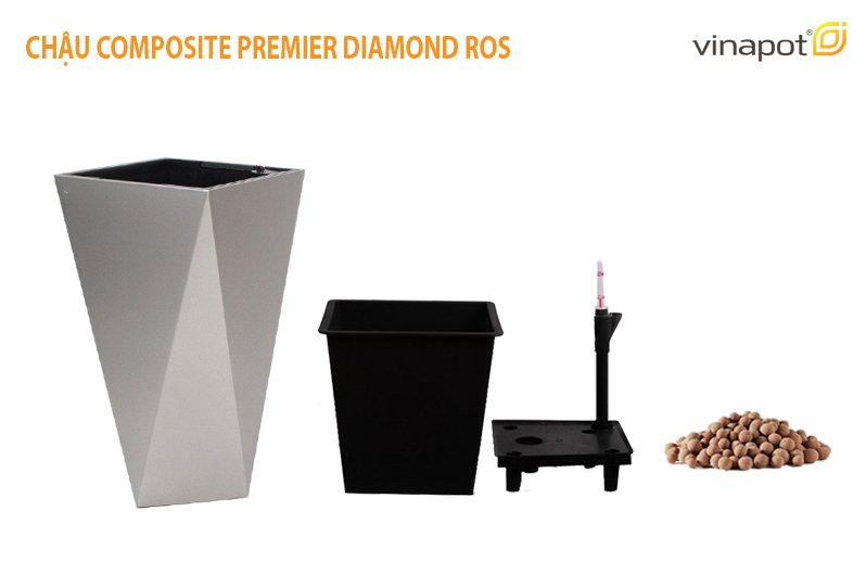 Chậu tự tưới Diamond