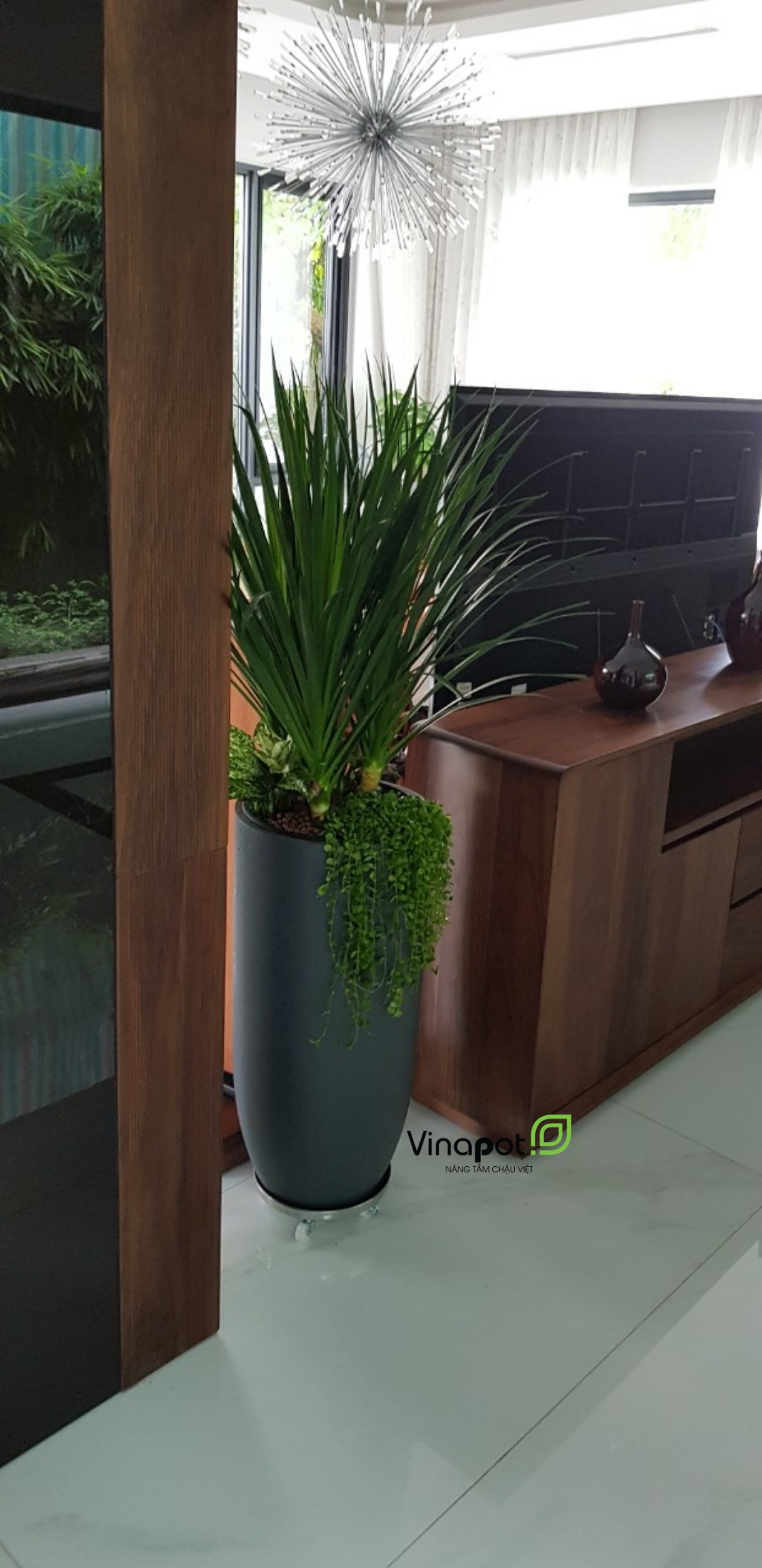 Chậu Composite Cao cấp Premier Emerald ROS