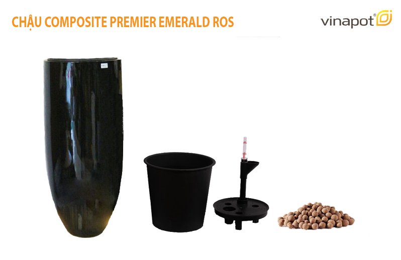 Chậu Emerald cao cấp tích hợp hệ thống tự tưới