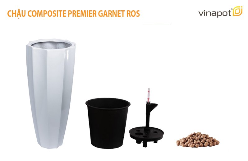 Hệ thống tự tưới của chậu Garnet Basic
