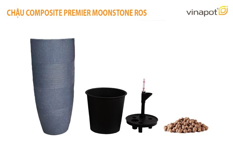 Chậu Moonstone được tích hợp hệ thống tự tưới