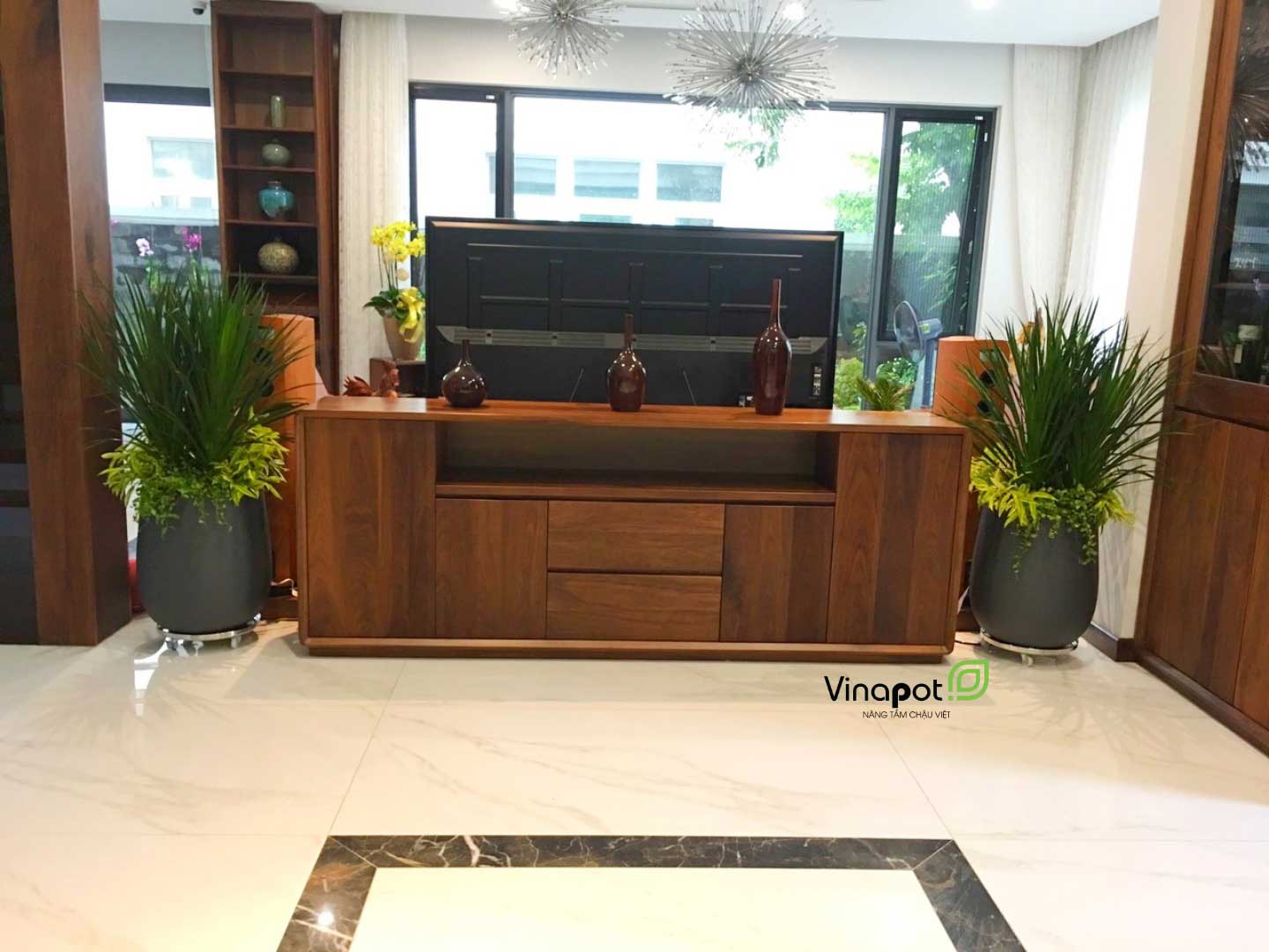 Chậu Composite Cao cấp Premier Ruby ROS