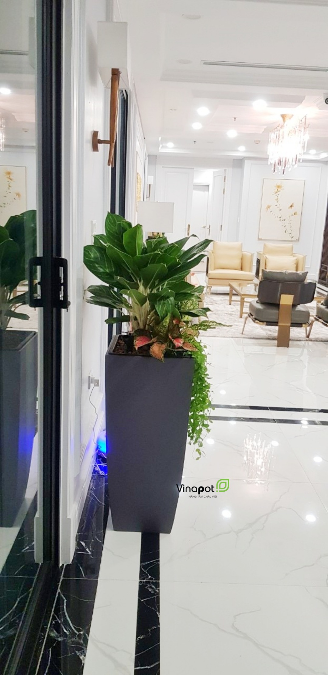 Chậu Composite Cao cấp Premier Topa ROS