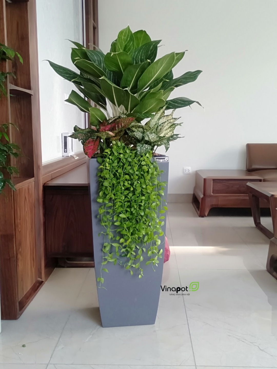 Chậu Composite Cao cấp Premier Topa ROS