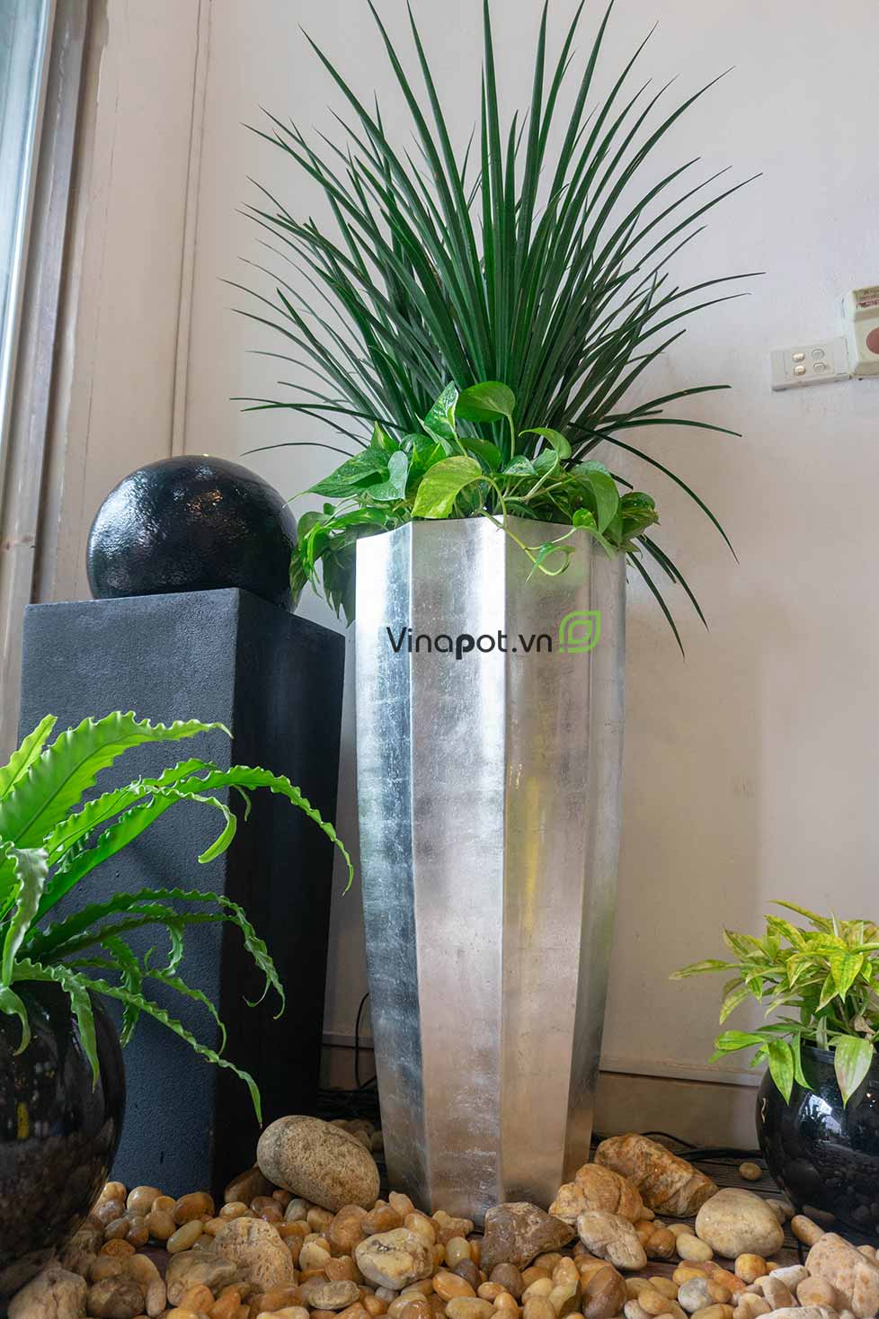 Chậu Composite Cao cấp Premier Garnet ROS