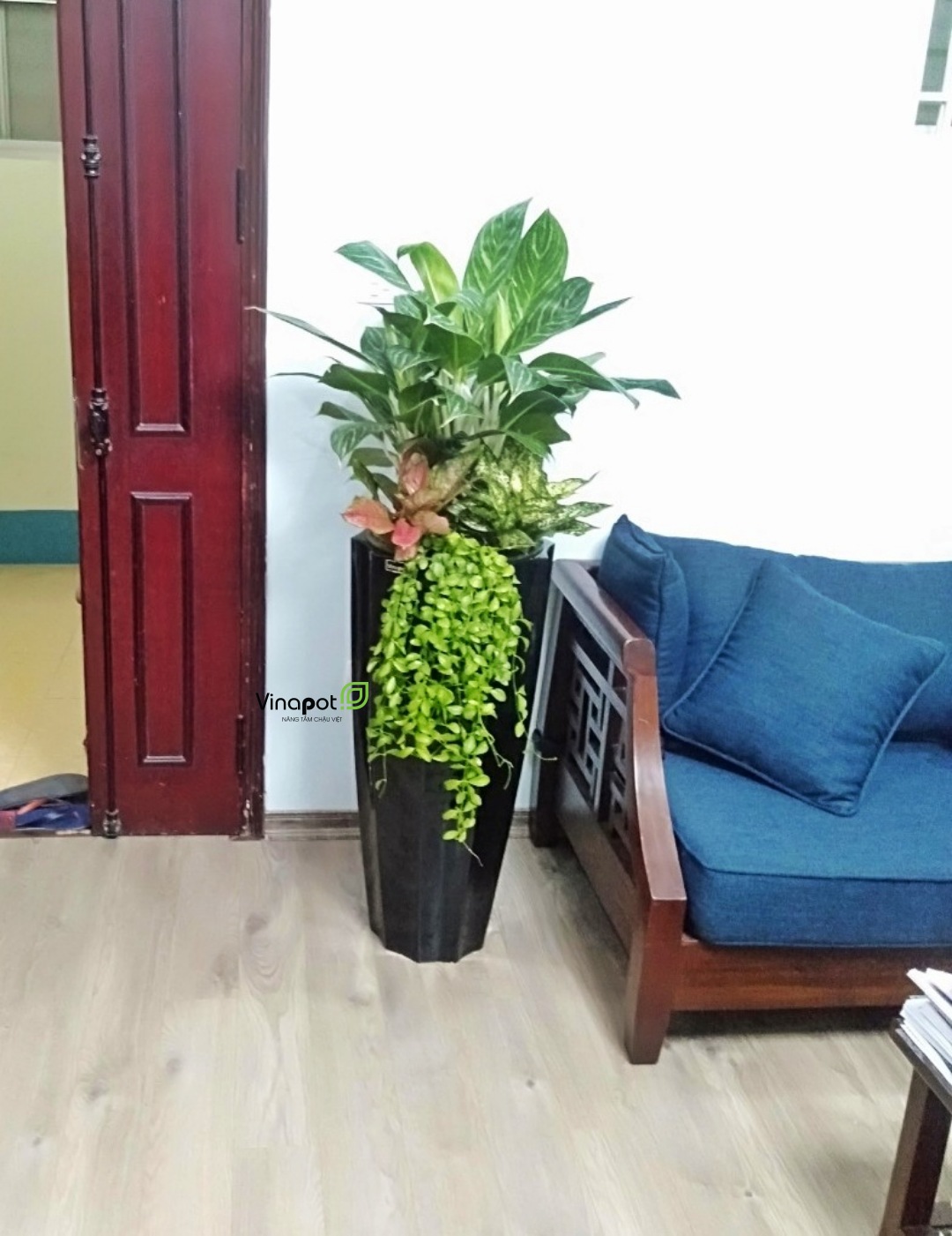 Chậu Composite Cao cấp Premier Garnet ROS