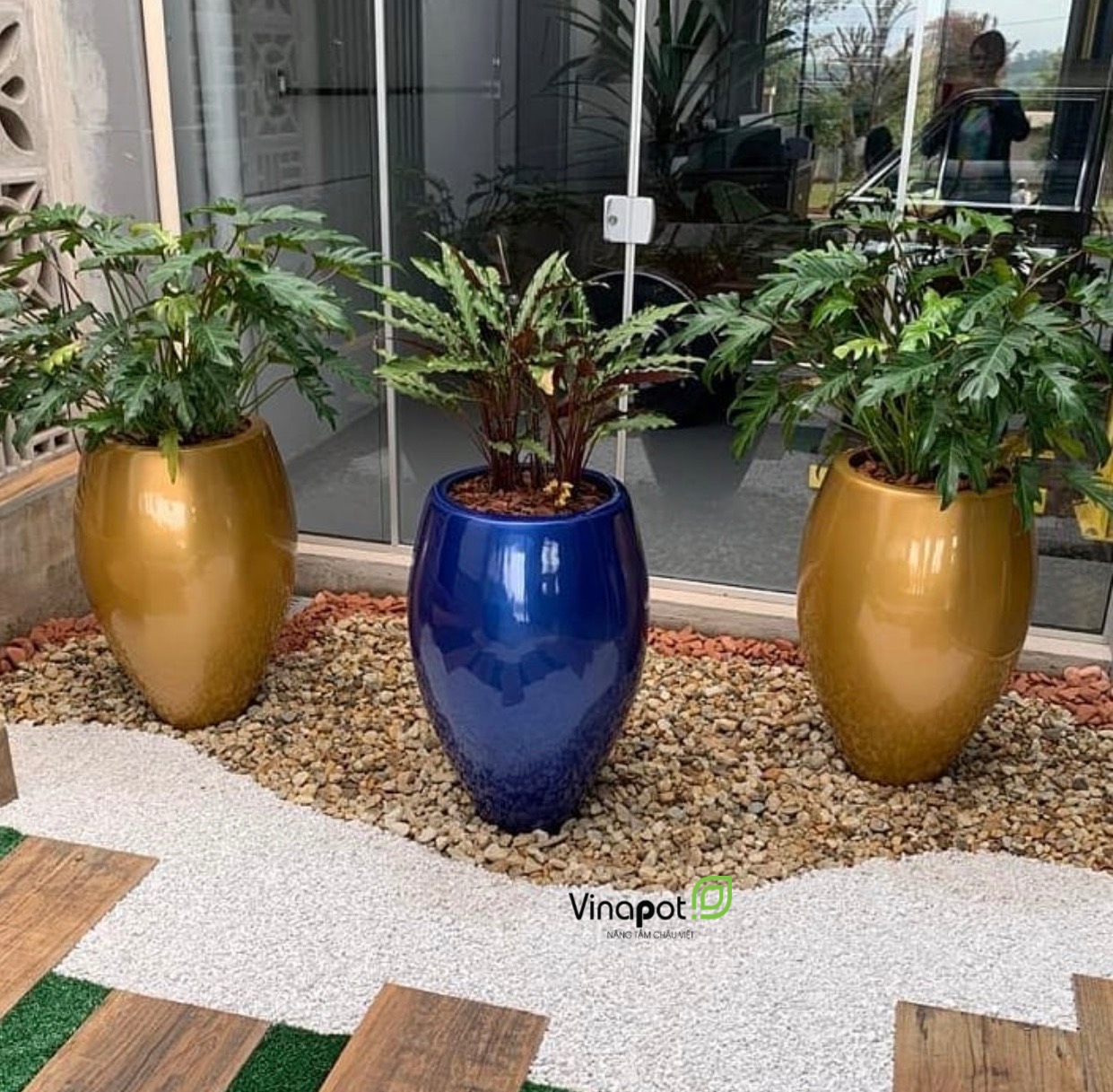 Chậu Composite Cao cấp Premier Lazuli ROS