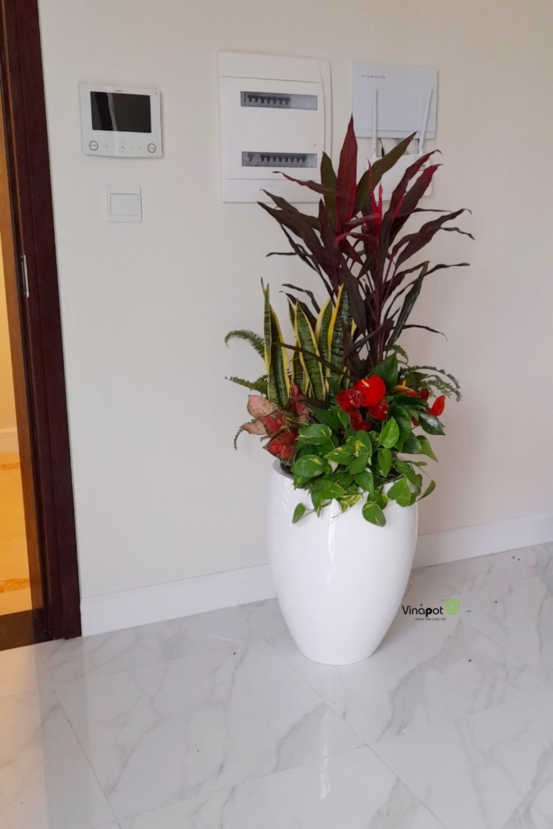 Chậu Composite Cao cấp Premier Lazuli ROS