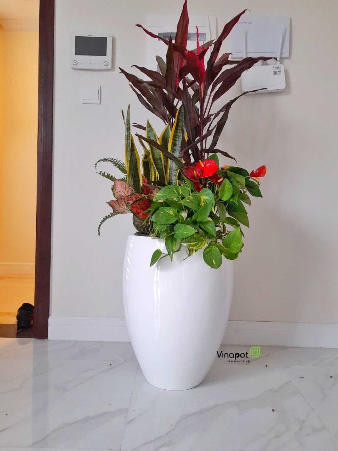 Chậu Composite Cao cấp Premier Lazuli ROS