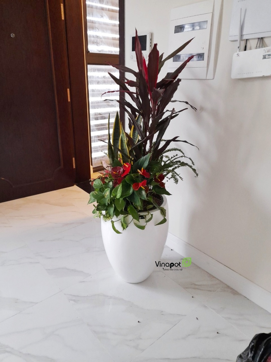 Chậu Composite Cao cấp Premier Lazuli ROS