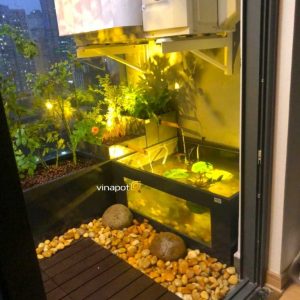 Chậu gỗ nhựa cao cấp Picowood bể cá